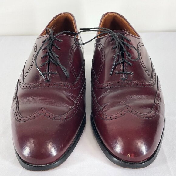 Bostonian Men\'s 26098 Burgundy Lace Up Wing Tip Oxford Shoes Size 10 M main image 8